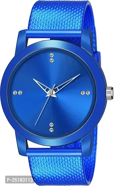 KAJARU Classic Analog Boys Watch (Round Blue Dial, Blue Colored Strap, Pack of 1)_263-thumb0