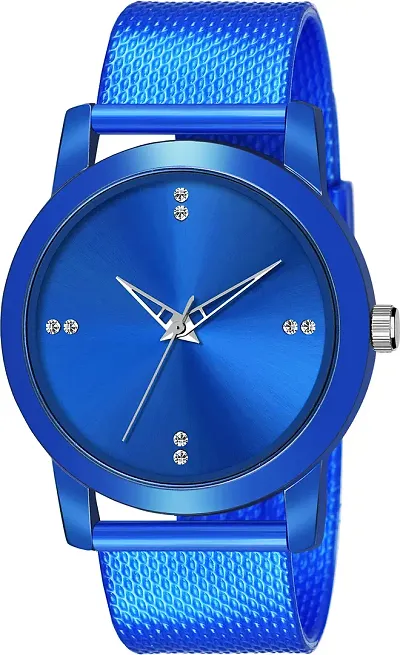 KAJARU Classic Analog Boys Watch (Round Blue Dial, Blue Colored Strap, Pack of 1)_263