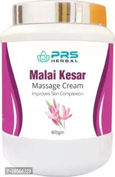 PRS HERBAL Malai Kesar Massage Cream (800 g)-thumb0