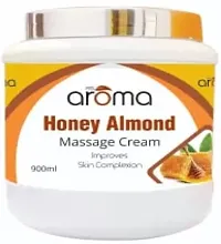 AlAroma Leafs HONEY ALMOND MASSAGE CREAM (900 ml)-thumb2