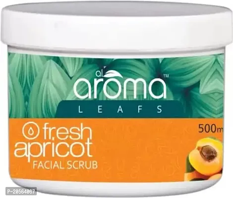 AlAroma Leafs Fresh Apricot Facial Scrub (500 ml)-thumb2