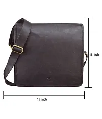 Stylish PU Leather Sling Cross Body, Messenger, Shoulder Bag for Men Women(25cmx10cmx33cm)-thumb1