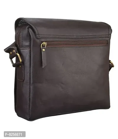 Stylish PU Leather Sling Cross Body, Messenger, Shoulder Bag for Men Women(25cmx10cmx33cm)-thumb4