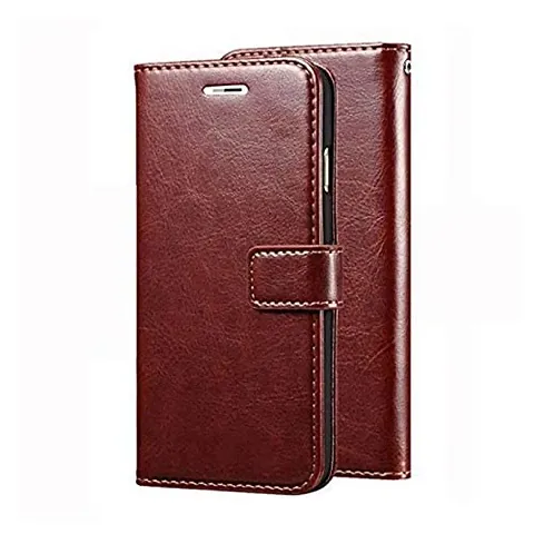 ClickCase? for Oppo A15 2020 Flipper Series Leather Wallet Flip Case Kick Stand with Magnetic Closure Flip Cover for Oppo A15 2020