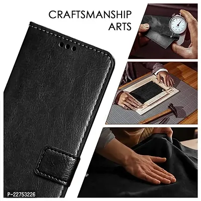 ARTI INDUSTRIES Leather Finish Tecno Spark Power 2 Air  Flip Back Cover | Inbuilt Stand  Pockets | Wallet Style Flip Cover Case for Tecno Spark Power 2 Air-thumb4