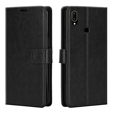 Flip Cover for Vivo V11 /1806 | Premium Leather Finish | Inbuilt Pockets  Stand | Flip Case for  Vivo V11 /1806