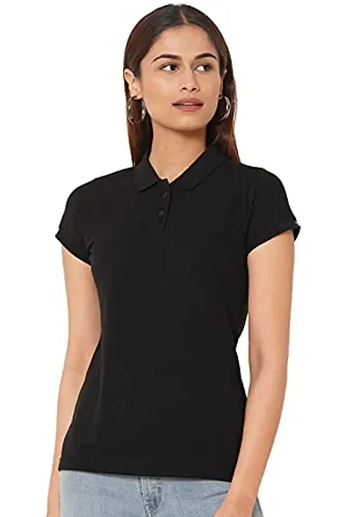 Wear Your Opinion Womens Polo Collar Neck T-Shirt Top