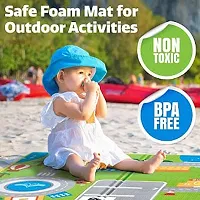 Lycrofest Double Sided Waterproof Educational Learning Baby Play Mat for Kids Infant Babies Fun Toy Non-Slip Reversible Portable Thick Mat for Indoor and Outdoor (4 * 6 feet Large))-thumb4