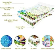 Lycrofest Double Sided Waterproof Educational Learning Baby Play Mat for Kids Infant Babies Fun Toy Non-Slip Reversible Portable Thick Mat for Indoor and Outdoor (4 * 6 feet Large))-thumb2