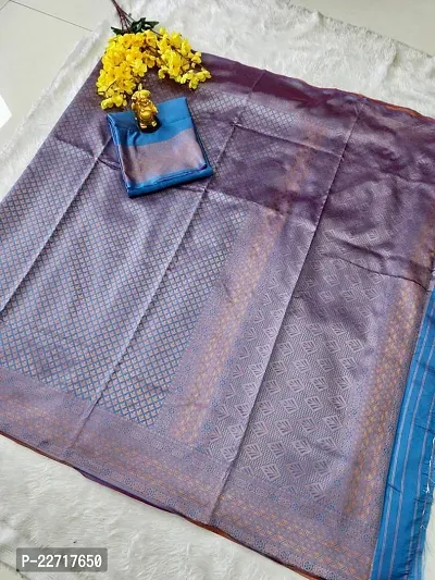 Stylish Fancy Designer Banarasi Silk Saree With Blouse Piece For Women