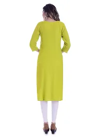 Royansh Women's Rayon Regular Kurta-thumb1