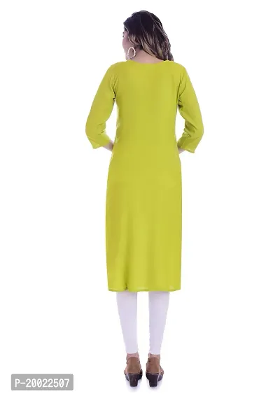 Royansh Women's Rayon Regular Kurta-thumb2