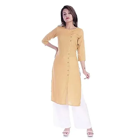 Royansh Women's Rayon Regular Kurta