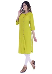 Royansh Women's Rayon Regular Kurta-thumb3