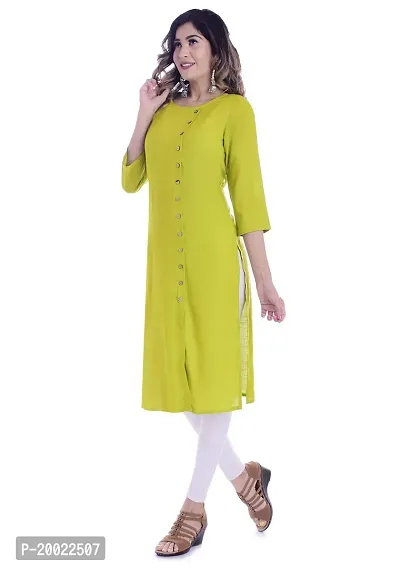 Royansh Women's Rayon Regular Kurta-thumb4