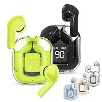 Ultra pro Earbuds AIR 31 Waterproof Earbuds with Transparent Case Touch Bluetooth Headset (Black, True Wireless)-thumb1
