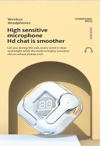 flash pods PRO V5.3 With IPX7 TRUE WIRELESS BLUETOOTH SWEAT PROOF ANC Headset EP68 Bluetooth Headset  (Pink, True Wireless)-thumb2