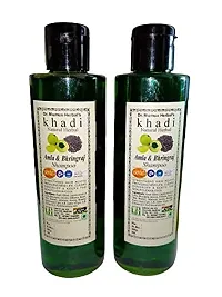 Khadi Natural Herbal Combo Of Amla And Bhringraj Shampoo For All Type Hair (200Ml)-thumb3