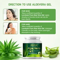 Lovelook 100% Pure Aloe Vera Gel for Beautiful Face, Skin  Hair-thumb3