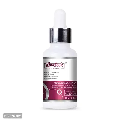 Lovelook Alpha Arbutin 2% + Hyaluronic Acid 1% Depigmentation Face Serum