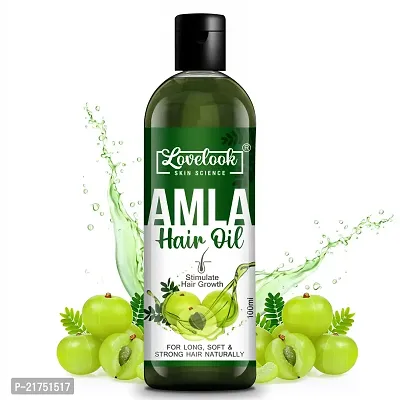 Lovelook Amla Hair Oil - Pure Cold Pressed Indian Gooseberry Oil - Intensive Hair Care Hair Oil