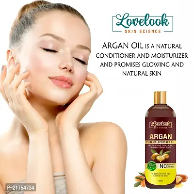 Lovelook Cold Pressed Argan Oil For Beautiful Skin  Hair Care Hair Oil-thumb4