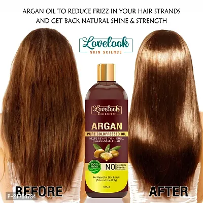 Lovelook Cold Pressed Argan Oil For Beautiful Skin  Hair Care Hair Oil-thumb2