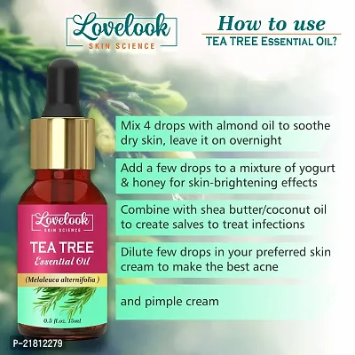 Lovelook Tea Tree Essential Oil for Skin, Hair and Acne care-thumb5