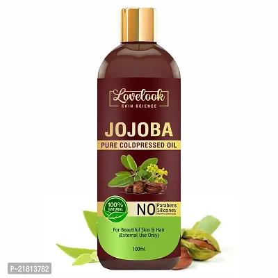 Lovelook Cold Pressed Jojoba Oil For Beautiful Skin  Hair Care Hair Oil