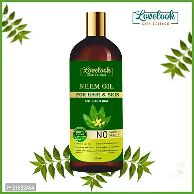 Lovelook Pure Organic Neem Oil (ColdPressed) Hair  Skin Nourisher Hair Oil-thumb5