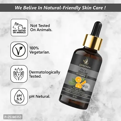 ODDEVEN Skin Naturals, Face Serum, Increases Skin's Glow Instantly and Reduces Spots Overtime, Bright Complete Vitamin C Booster, 45 ml (PACK OF 2)-thumb4