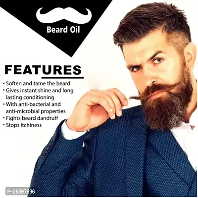 Premium Beard Oil (30ml) for Men | Natural  Nourishing | Promotes Growth  Softens Hair |-thumb3