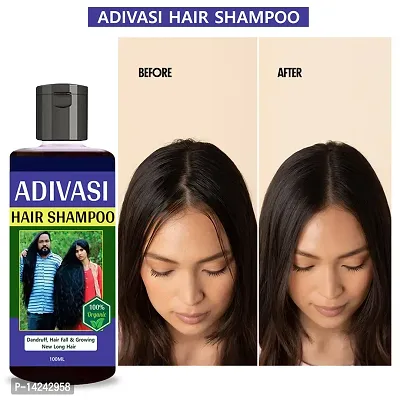 Adivasi Neelambari hair care Pure Ayurveda herbal hair shampoo Hair shampoo  (100ml)-thumb3