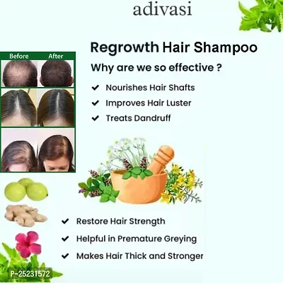 Pure  Natural Adivasi 250ml Anti-dandruff Shampoo: Scalp Soothing Formula-thumb3