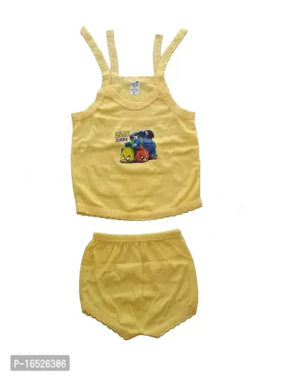 unisex  baby girls and  baby boys  strips sleeveless top  and shorts soft cotton regular fit (pack of 5)multicolour-thumb5