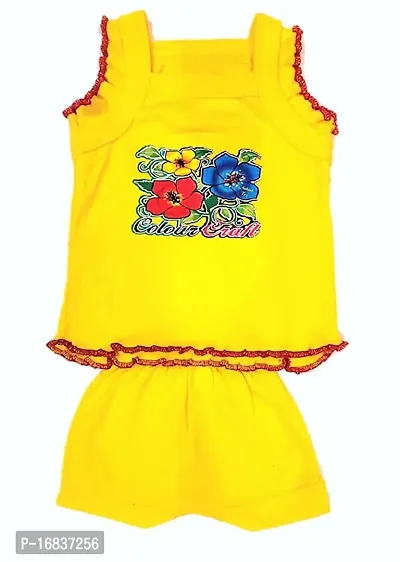 Unisex baby boys and baby girls regular fit frock with shorts (pack of 6)multicolor-thumb3