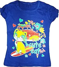 Baby girls half sleeve tshirts cotton printed (pack of 5)multicolor-thumb2