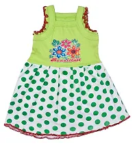 Baby Girls Hosiery Cotton Sleeveless Printed Casual Dress/Frock (Pack of 6)multicolor-thumb3