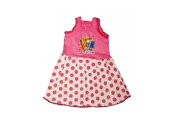 Baby Girls Hosiery Cotton Sleeveless Printed Casual Dress/Frock (Pack of 6)multicolor-thumb2