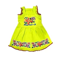 Baby girls sleeveless Frock soft cotton regular fit (pack of 6)multicolor-thumb3