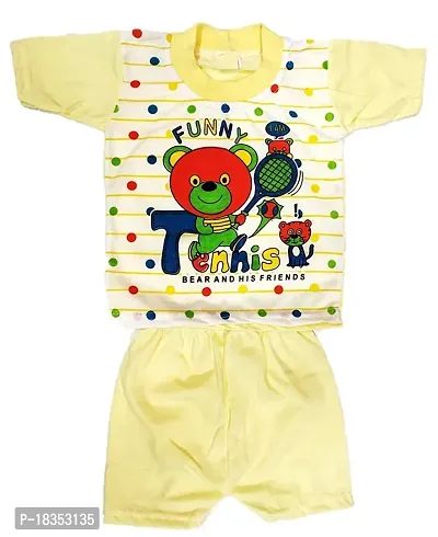 FRAKAL Unisex Baby Boy and Baby Girl Dress Soft Hosiery Cotton T-Shirt and Shorts for Kids Infant Toddler New Born Baby Clothes (Pack of 6)multicolor-thumb4