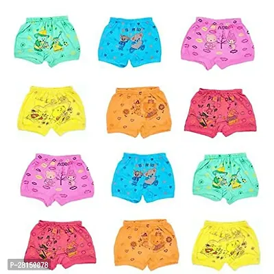 Baby Cotton Print Shorts Pack of 12-thumb0