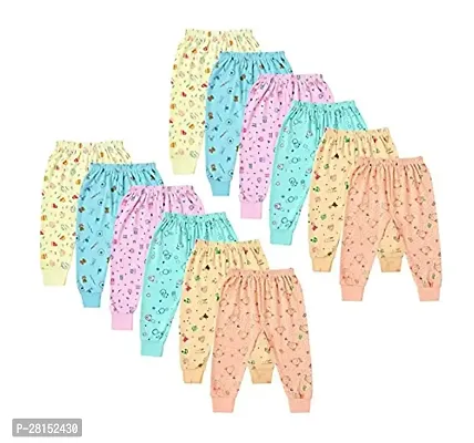 Baby Cotton Print Pants Pack of 12