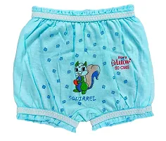 Baby Cotton Bloomer Print Shorts Pack of 12-thumb1