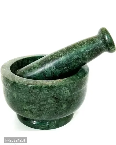 Classic Marble Mortar And Pestle Set For Kitchen-thumb0