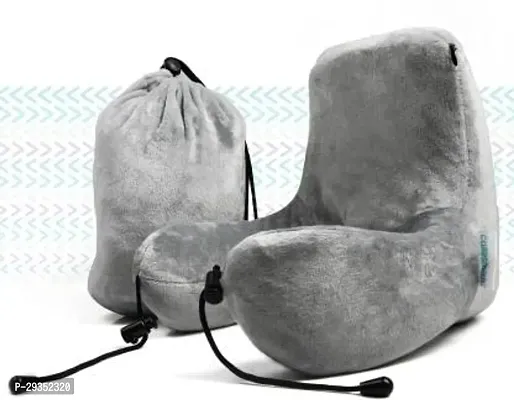 BACK SUPPORT WITH NECK TRAVELLING PILLOW ( 9 x 10 x 9 )-thumb0