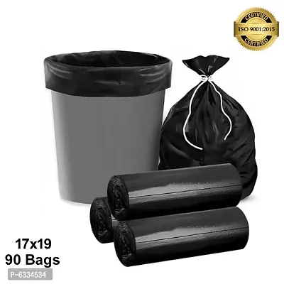 Garbage Black Garbage Dust Bin Bags - Small 15 L,90 Bags