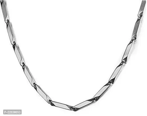 Alluring Silver nbsp;Acrylic Chain For Men-thumb0