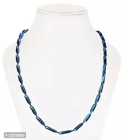 Alluring Blue Stainless Steel Chain For Men-thumb0