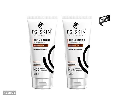 P2 SKIN SKIN LIGHTENING FACE CLEANSER ( PACK OF 2)